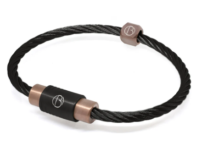 Bailey Ares Cable Stainless Steel Bracelet