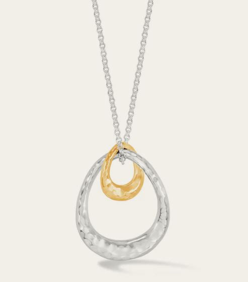 Dower & Hall Entwined Large Oval Pendant