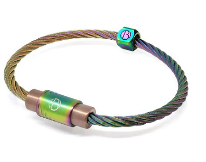Bailey Curve Cable Stainless Steel Bracelet