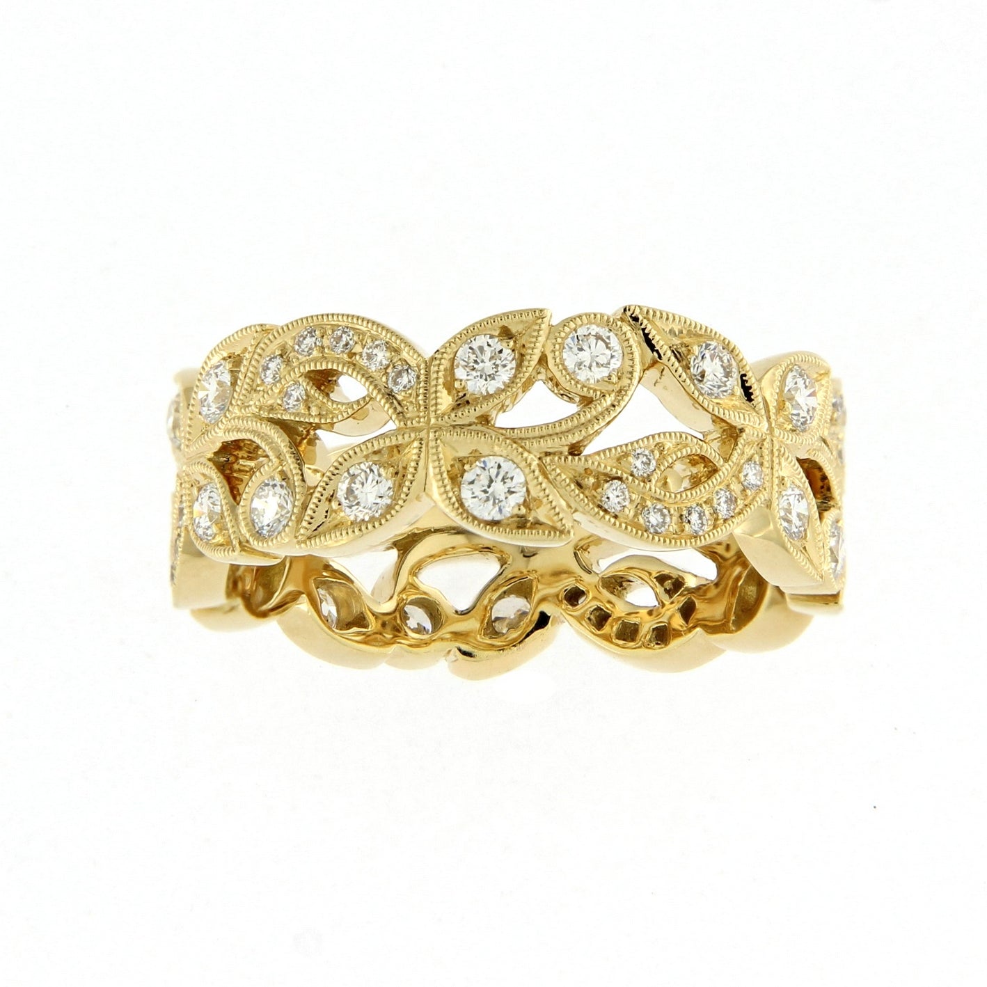 Ungar & Ungar Round Brilliant Cut Diamond Butterfly Ring