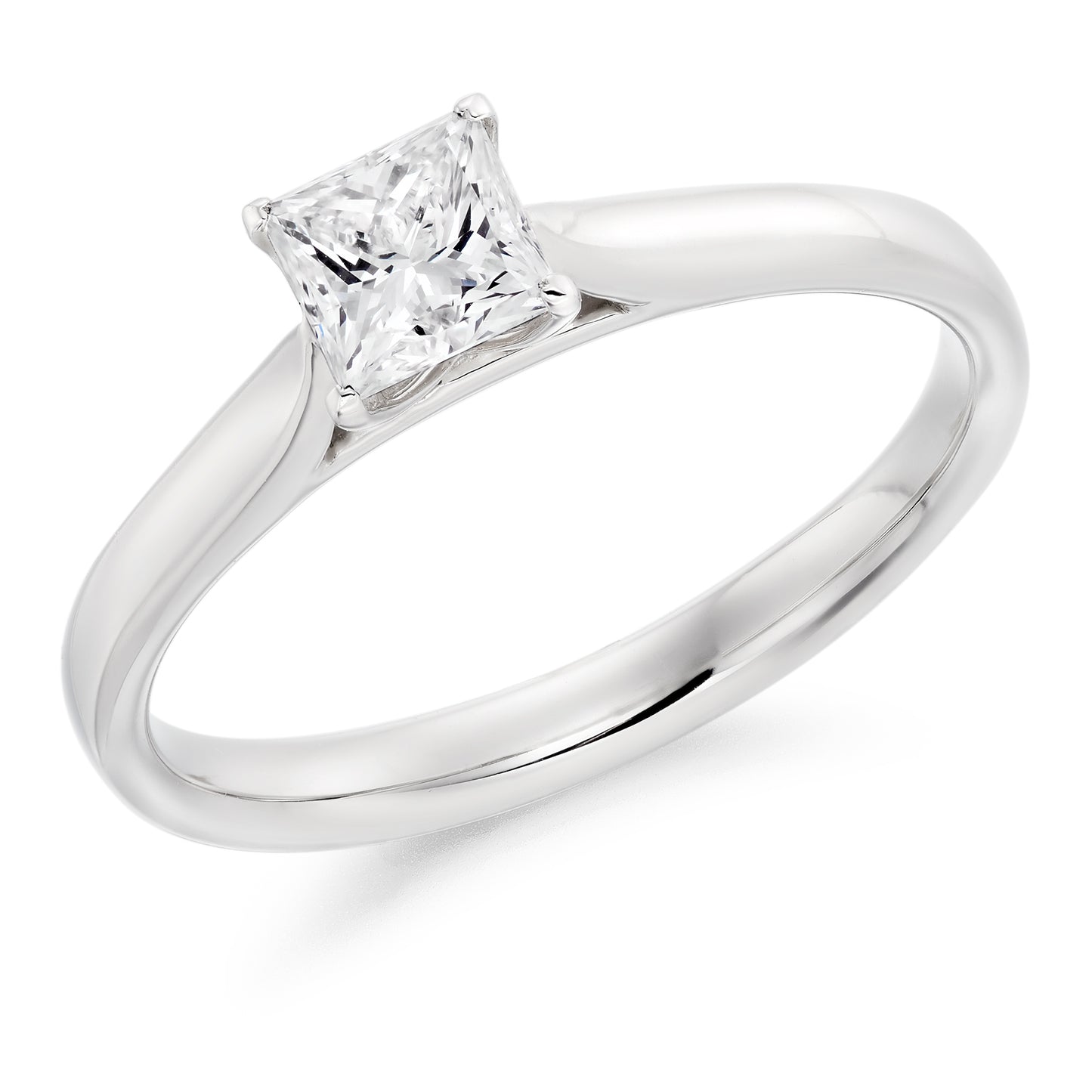 Claw Set Princess Solitaire
