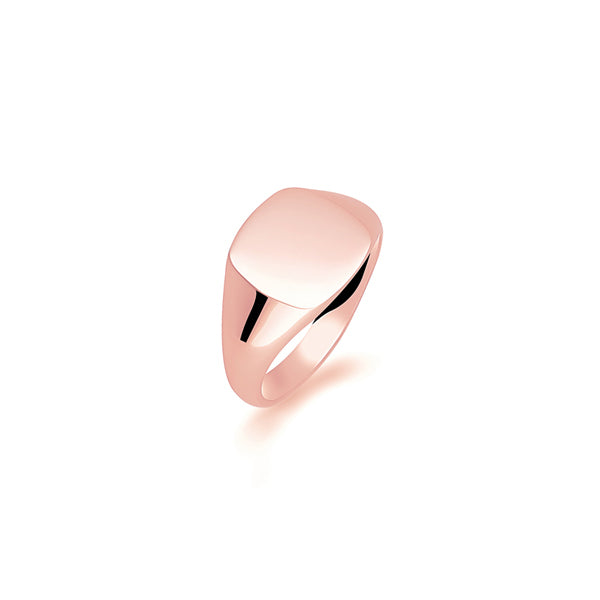 Ladies Cushion Signet Ring