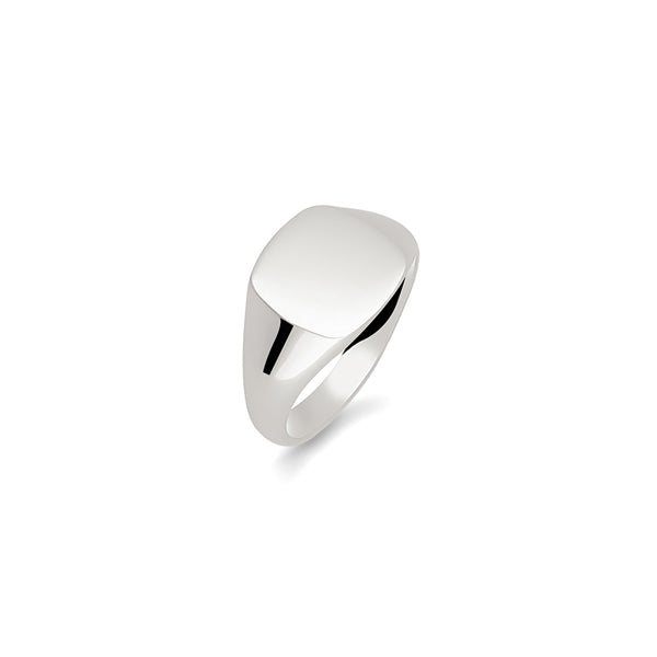 Ladies Cushion Signet Ring