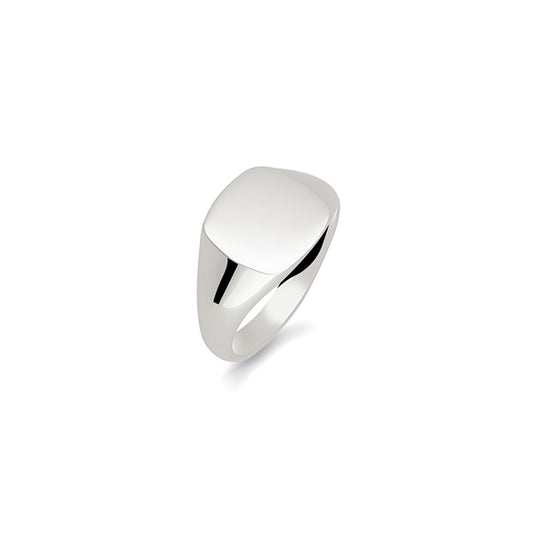 Ladies Cushion Signet Ring