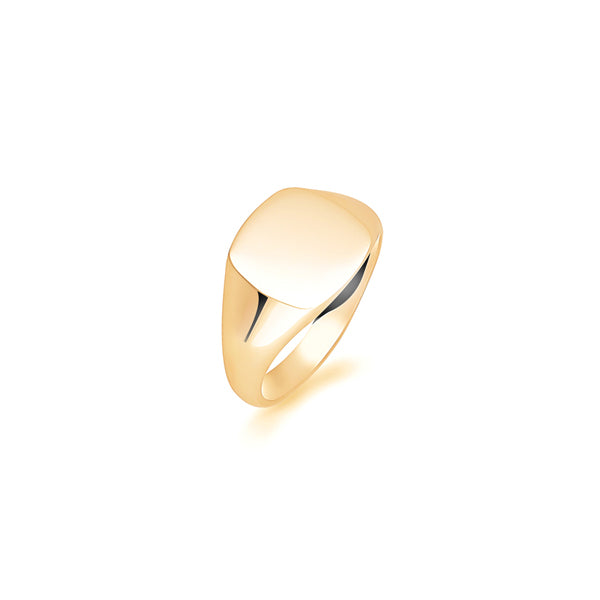 Ladies Cushion Signet Ring