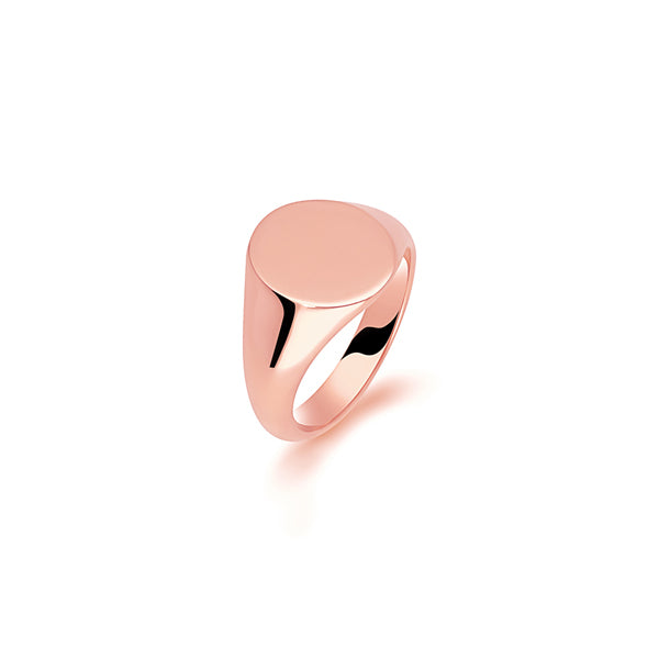 Ladies Oval Signet Ring
