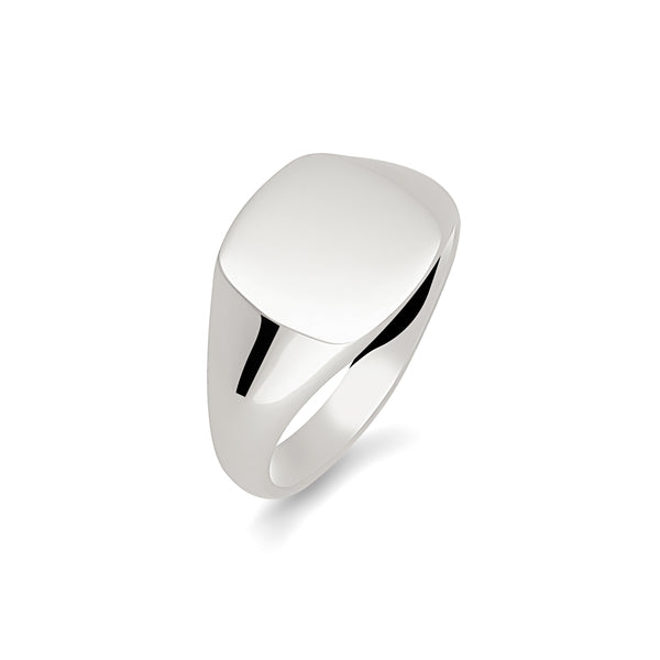 Gents Cushion Signet Ring