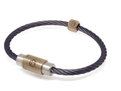 Bailey Spark Cable Stainless Steel Bracelet
