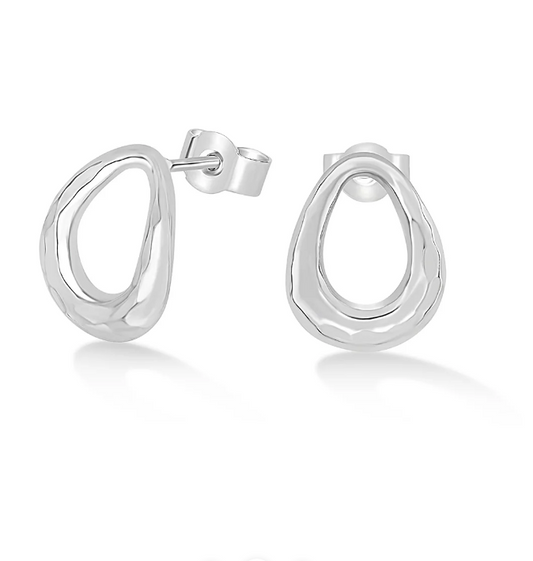 Dower & Hall Large Entwined Oval Studs