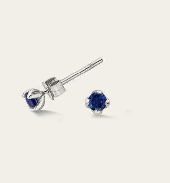 Dower & Hall 3mm Blue Sapphire Orissa Studs