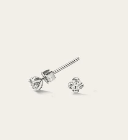 Dower & Hall 3mm White Sapphire Orissa Studs