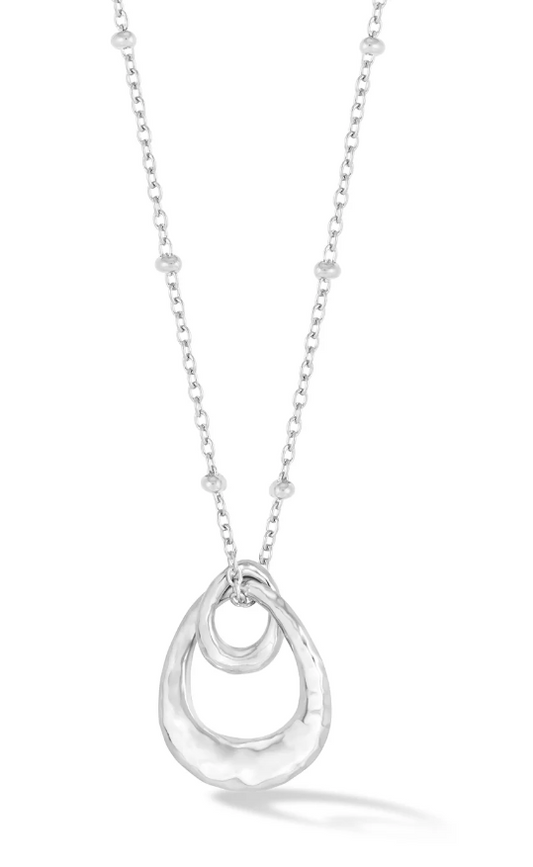 Dower & Hall Entwined Small Double Oval Pendant