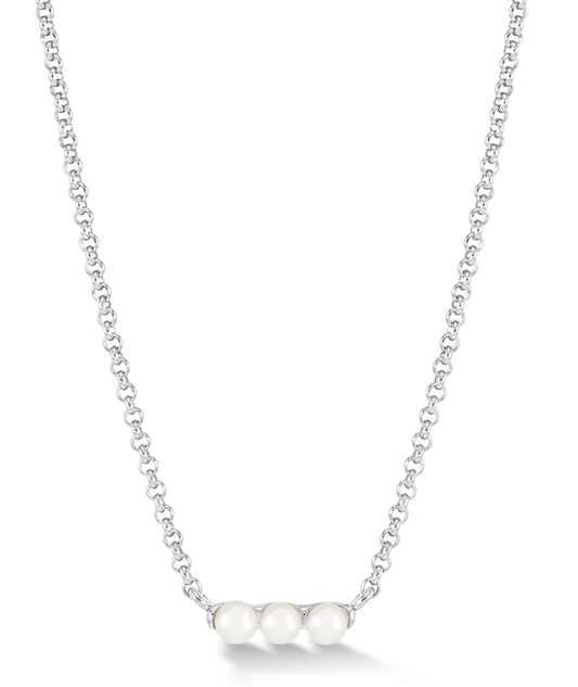 Dower & Hall Timeless Triple Pearl Row Pendant
