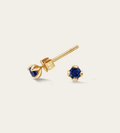 Dower & Hall 3mm Blue Sapphire Orissa Studs
