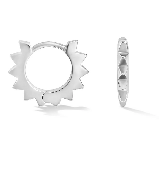 Dower & Hall Star Huggie Hoops
