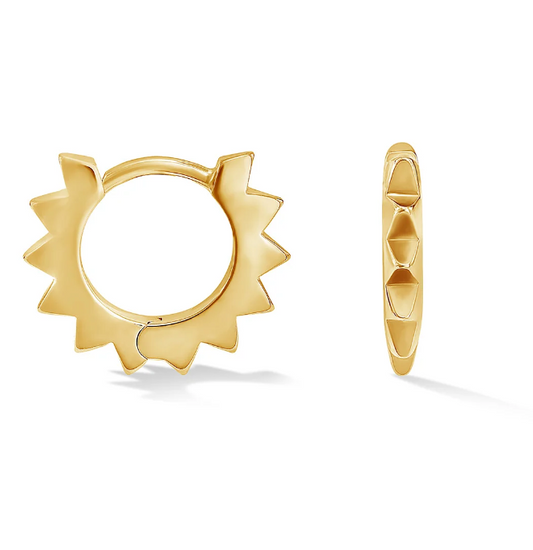 Dower & Hall Star Huggie Hoops