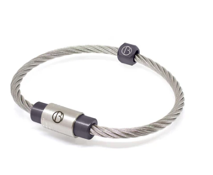 Baileys Vulcan Cable Stainless Steel Bracelet