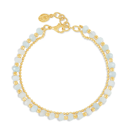 Dower & Hall Aquamarine Orissa Bracelet