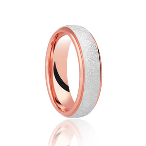 Two Tone Traditional Court Ring