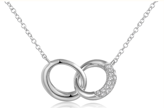 Micro Set Double Circle Necklace