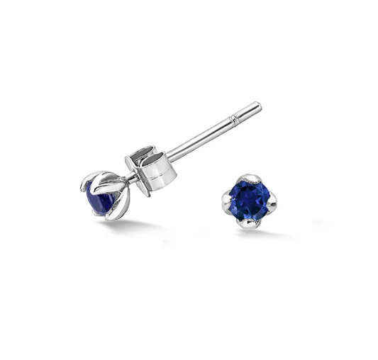 Dower & Hall 3mm Blue Sapphire Orissa Studs