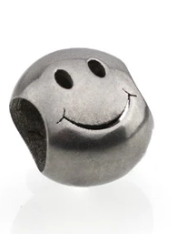 Bailey Smiley Bead Stainless Steel