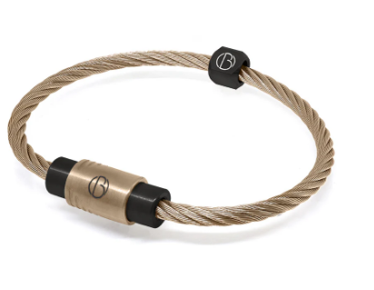 Bailey Super Burner Cable Stainless Steel Bracelet