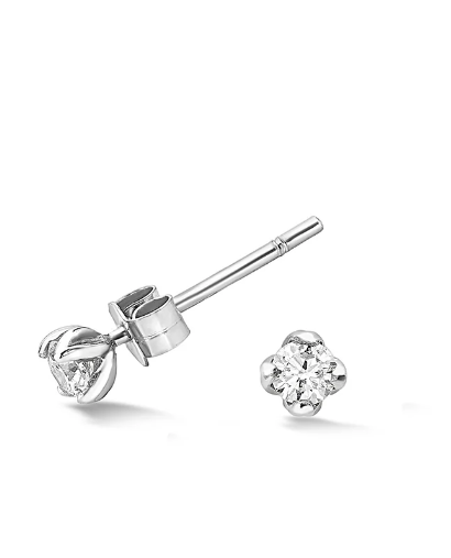 Dower & Hall 3mm White Sapphire Orissa Studs
