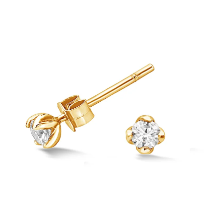 Dower & Hall 3mm White Sapphire Orissa Studs